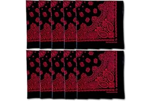 The Peacock Crew Colorful Bandanas Pack – Premium Soft Cotton Designer Bandanas for Men and Women