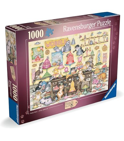 Amazon.com: Ravensburger Crazy Cats Tabby & Co 500 Piece Jigsaw