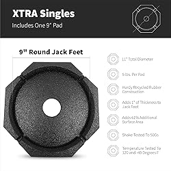 SnapPad Xtra Singles RV Jack Pads – Fit for Fifth