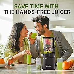 AMZCHEF Juicer Machines, 5.8" Extra Self-Feeding