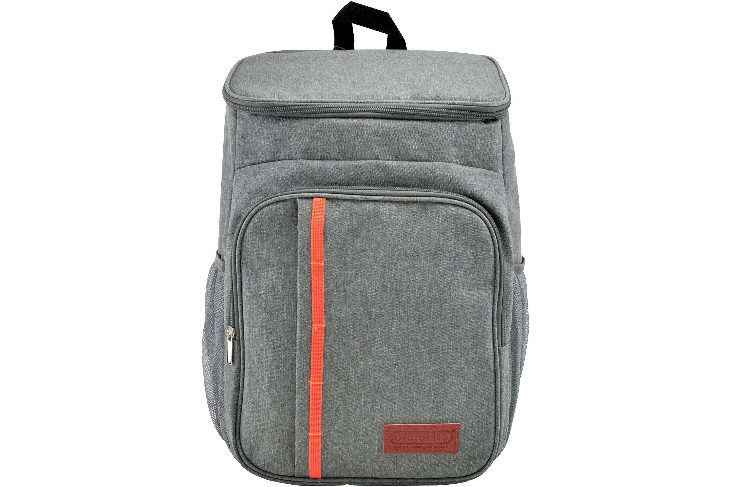 apollo THE HOUSEWARES BRAND Cooler Bag 20L, Insulated Picnic Bag/Rucksack/Backpack Large Soft Bag for Outdoor, Camping, BBQ, Travel, Keeps Drink Cool for 6 Hours, Grey
