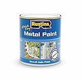 Rustins MPWH500 500ml Quick Dry Metal Paint - White