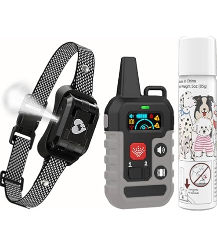 Dog Shock Collar Citronella Citronella Spray Control,2 Modes Spray