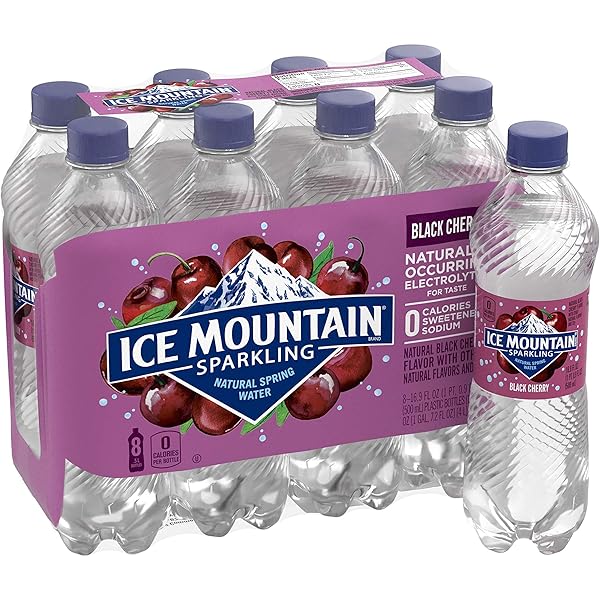 Amazon.com: Ice Mountain Sparkling Water, Triple Berry, 33.8 ...