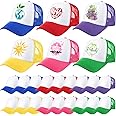 Patelai 24 Pcs Sublimation Blank Trucker Hats Baseball Caps Mesh Caps Adjustable Heat Transfer Hat DIY for Unisex
