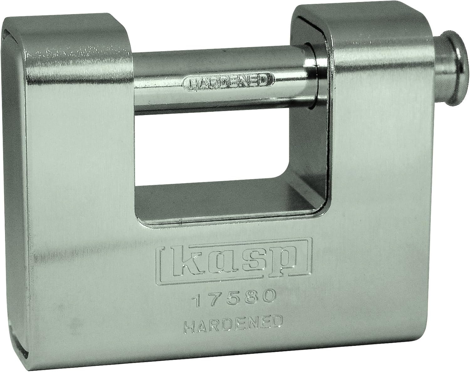 Kasp K17580 80 mm Armoured Shutter Lock, Silver
