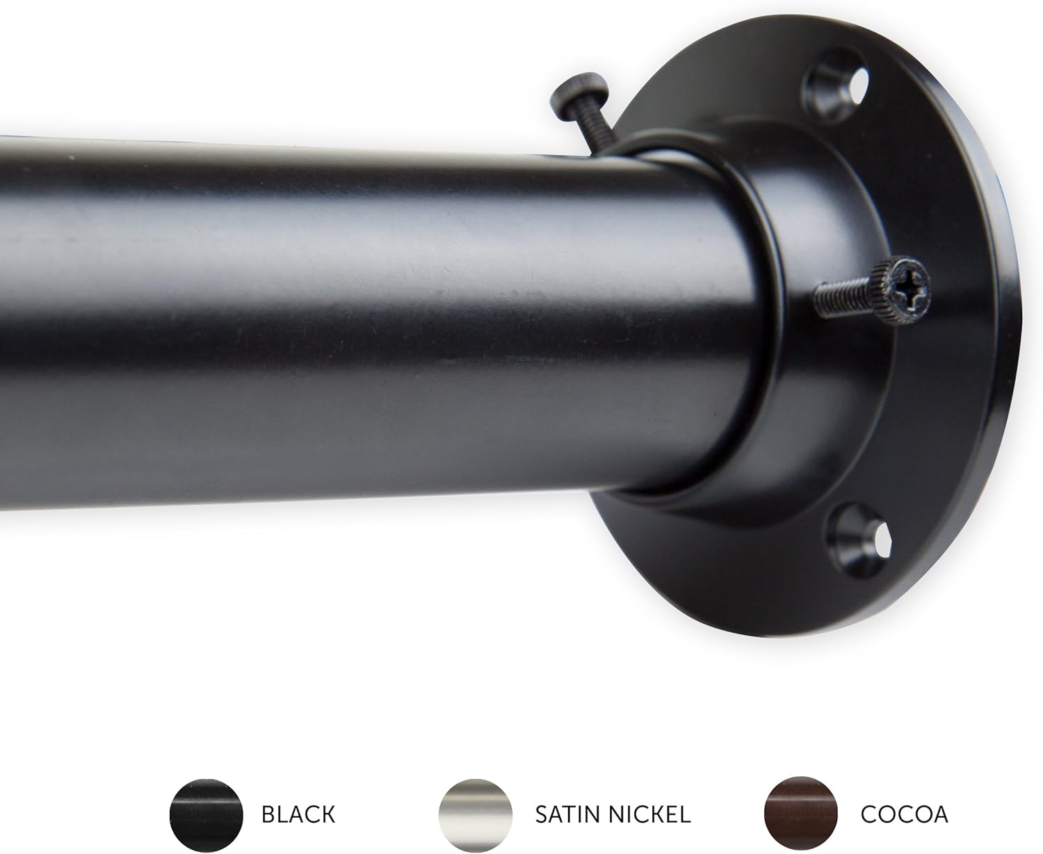 Rod Desyne 1.5" Premium Heavy Duty Adjustable Closet Rod