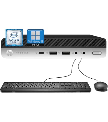 Amazon.com: HP Mini computadora de escritorio ProDesk 400 G4