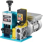 CREWORKS 180W Electric Wire Stripper Machine, 0.06"-1.18" Automatic Wire Stripping Machine, Wire Stripping Tool for 1.5-30 mm Scrap Wire, 5 Channel Copper Wire Stripper Tool for Cable Recycling