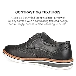 Vance Co. Men's Warrick Tru Comfort Foam Wingtip