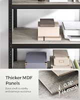 SONGMICS Shelving Unit 60 x 120 x 200 cm Rustic Brown Black 750 kg view 5