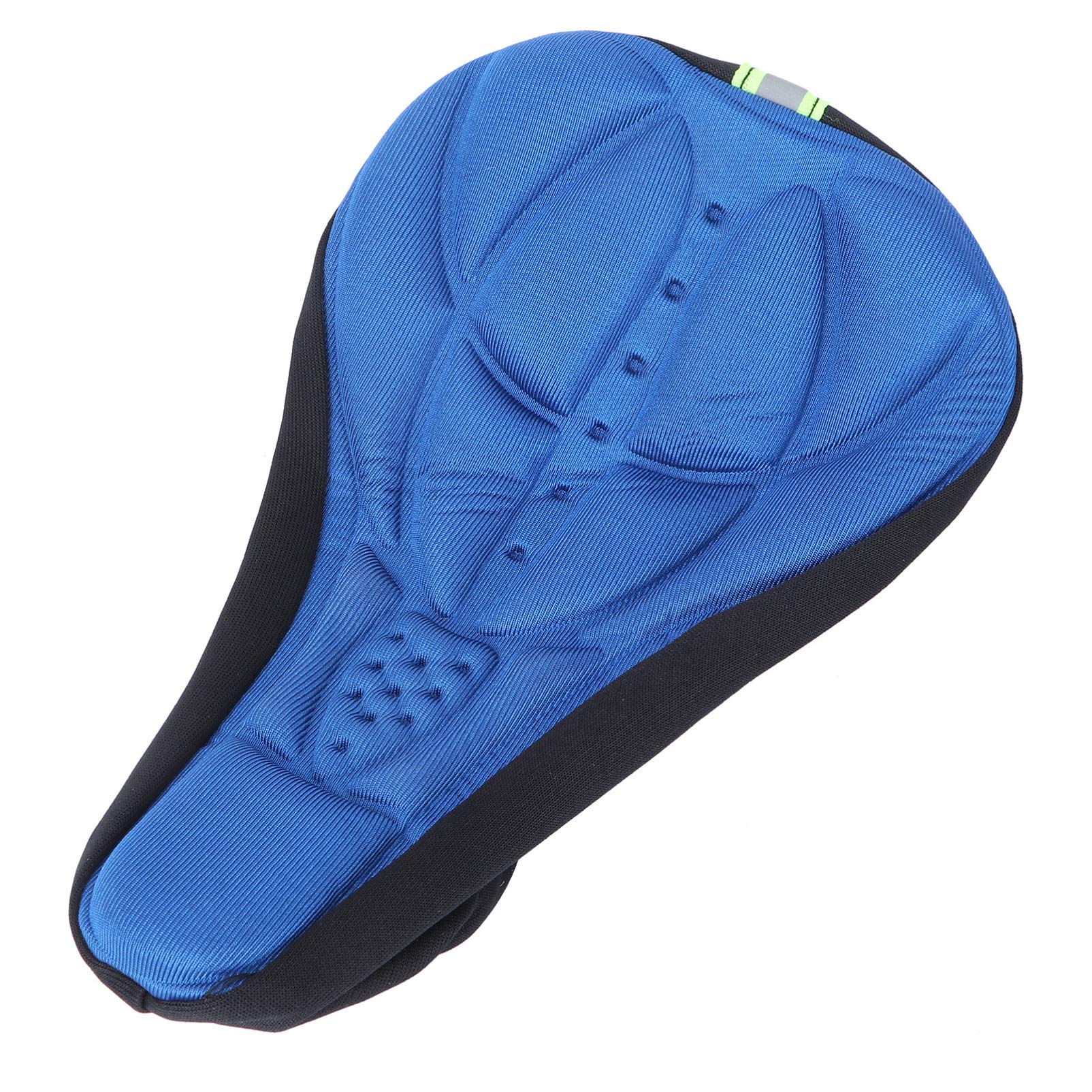 VORCOOL Cycling Bike Comfortable 3D Silicone Gel Pad Saddle Cover Soft Cushion,3D Gel Bicycle Soft Seat Cover Bicycle Saddle Comfort Cover for Mountain Bicycle (Blue)
