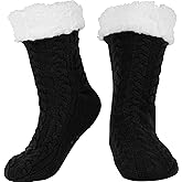 BenSorts Slipper Socks with Grippers for Women Non Slip Winter Thick Warm Socks Christmas Gifts
