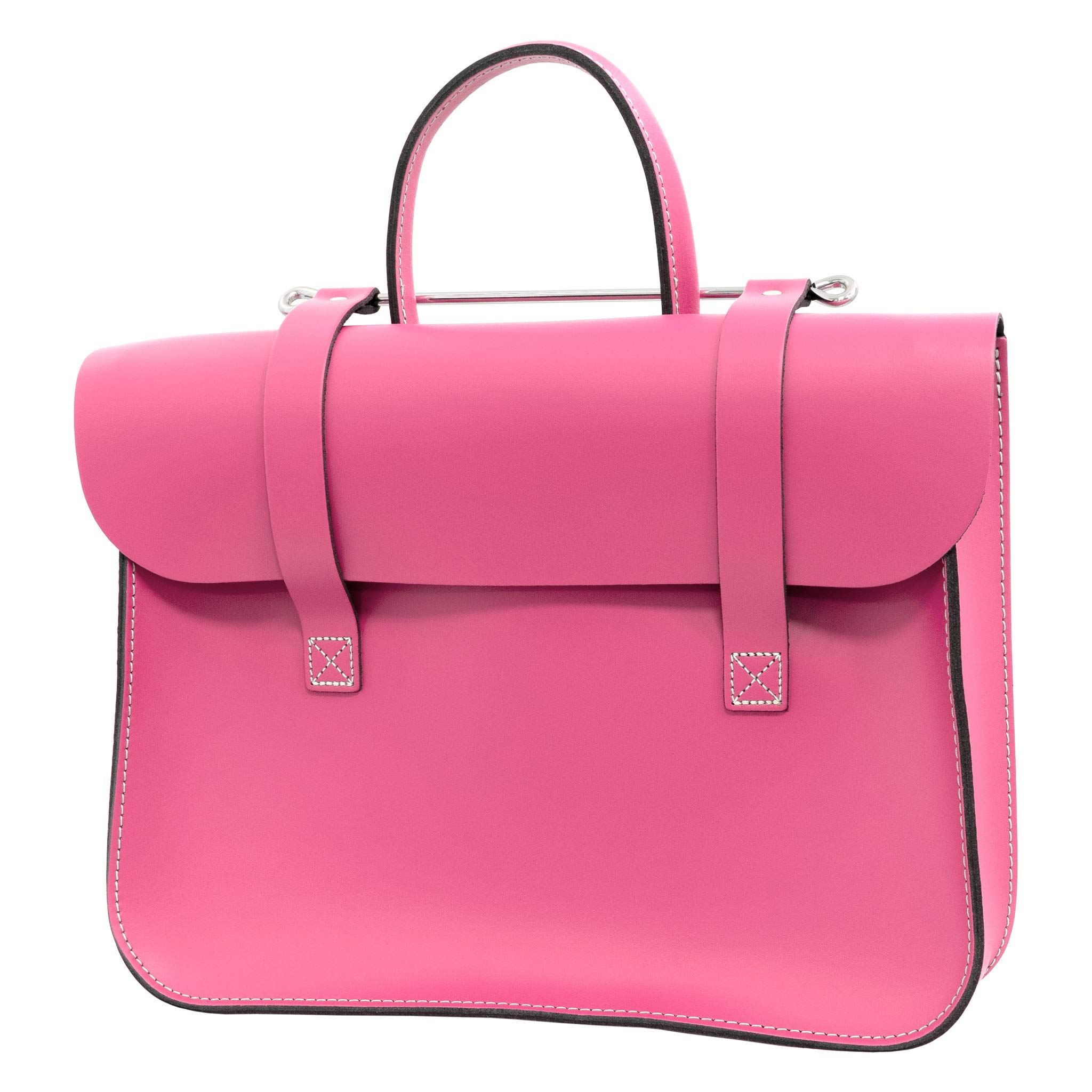 Oxford Traditional Leather MC1-PK Music Case - Baby Pink