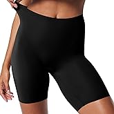SPANX smooth Fit-To-You Mid-Thigh Shorts - One Size Fits All - Tummy Control - Anti-Chafe - Light Shapewear - Cotton Gusset