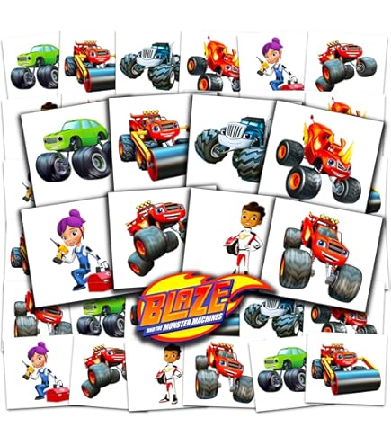 Amazon.com: NKOK Blaze and The Monster Machines (Free-Wheel) 5PK