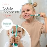 Cherish Baby Care 0-2 Years Toothbrush Set BPA-Free Food-Grade Silicone Teal view 5