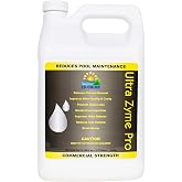 Lo-Chlor Ultra Zyme Pro Pool Enzyme Treatment, Reduces Chlorine Demand, Breaks Down Organic Debris, Improves Water Clarity, Weekly Treatment for Heavy-Use Pools, 128 oz