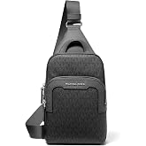 Michael Kors Men's Hudson Medium Double Zip Sling Pack