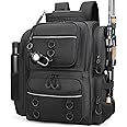 WANOON 42L Waterproof Fishing Bag with Rod Holder,A Movable Partition and An Insulated Liner, It Is also A Large Lightweight Hiking Backpack