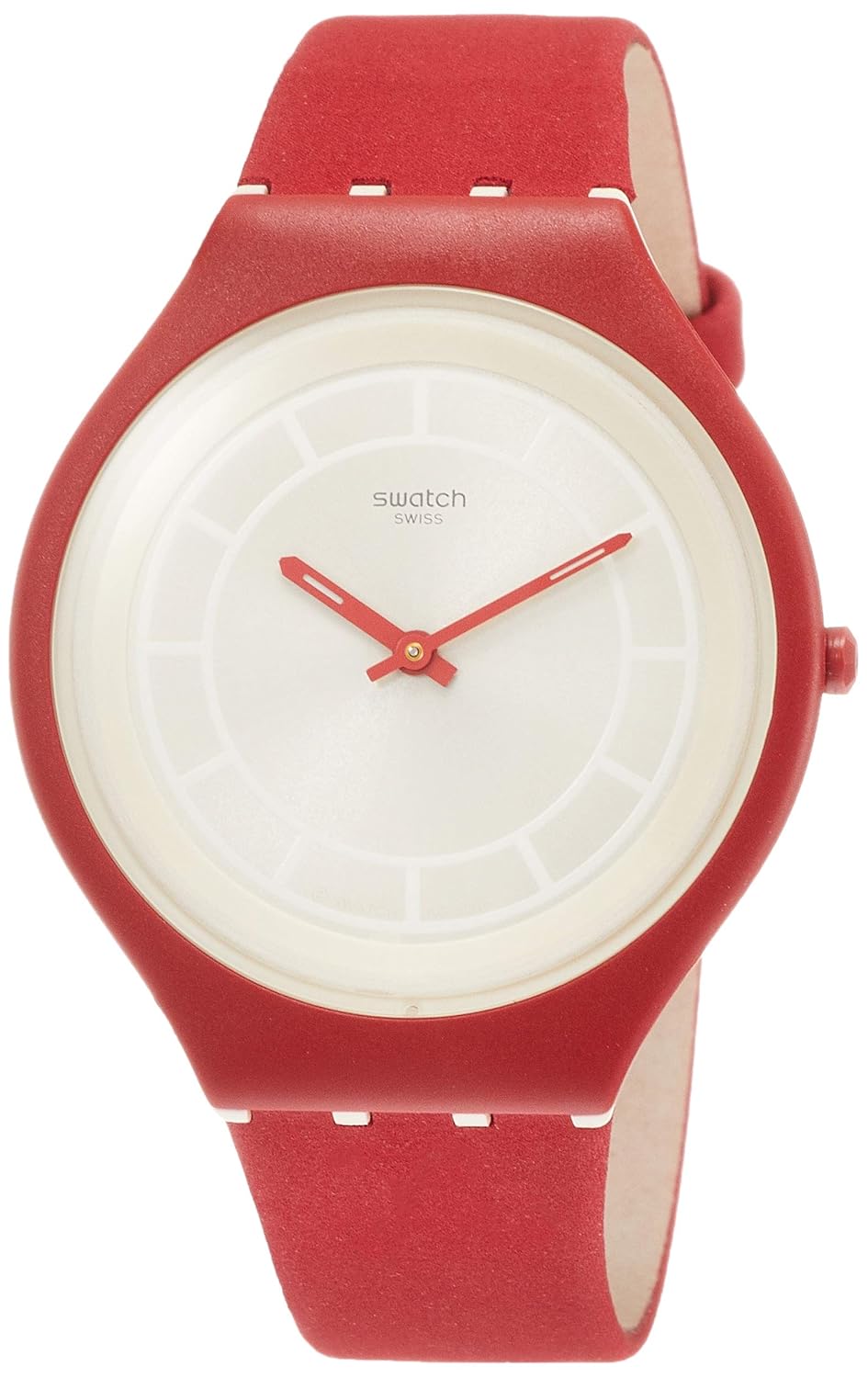 Swatch Damen Analog Quarz Uhr mit Leder Armband SVUR100 Amazon.de Uhren Swatch Damen Analog Quarz Uhr mit Leder Armband SVUR100 Amazon.de Uhren
