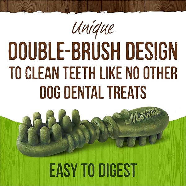 MERRICK FRESH KISSES NATURAL DENTAL CHEWS INFUSED WITH COCONUT AND BOTANICAL OILS FOR MEDIUM DOGS 25-50 LBS – 22 CT. BOX