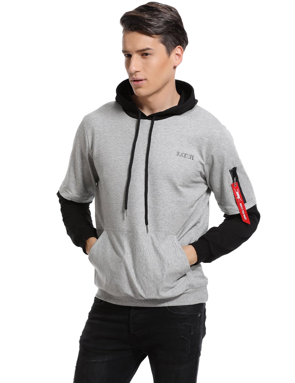 Pull Homme Sweat a Capuche Hiver Tricot Rayé Pull Stripes ...