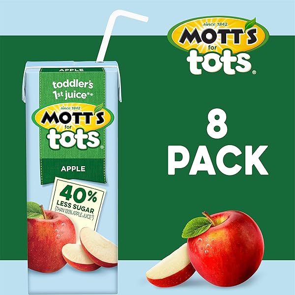 MOTT’S FOR TOTS APPLE, 6.75 FL OZ BOXES, 8 PACK