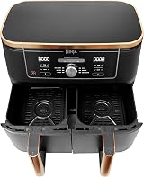 Ninja Foodi MAX Dual Zone Air Fryer Copper/Black 9.5L 6-in-1 AF400UKCP view 2