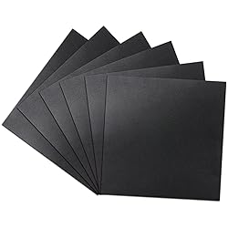 Kinlink Black ABS Plastic Sheet 12" x 12"x