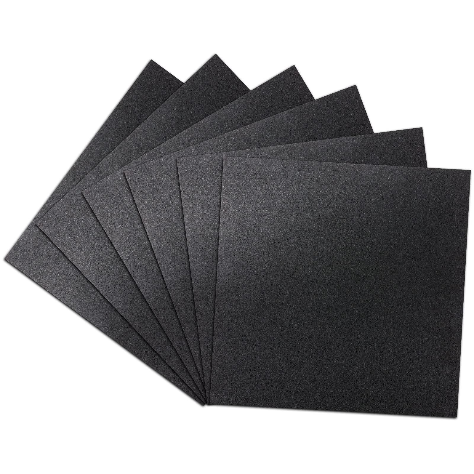 Kinlink Black ABS Plastic Sheet 12" x 12"x