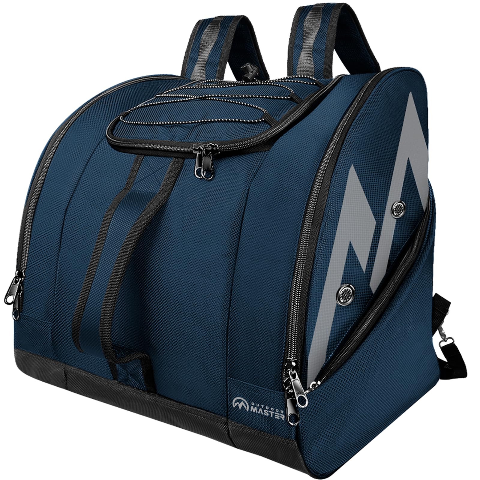 OutdoorMaster Boot Bag - 50L Ski Boots and Snowboard Boots Bag, Excellent for Travel with Waterproof Exterior & Bottom - for Men, Women and Youth - Blue