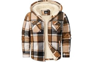 Dekomere Boys Fleece Jacket with Hood Unisex Child Sherpa Lined Zip Up Warm Coat Hooded Sweatshirt Outerwear