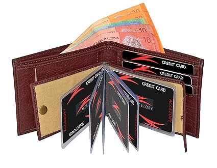 Accezory Brown Mens Wallet (AZAHALB1BRBR)