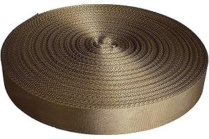 Yo-Yo2015 Nylon Webbing 1 Inch 30 Yards Durable Flat Nylon Webbing Strap for Backpack,Cargo Strap,Pet Leash or Collar,Gardening,Craft