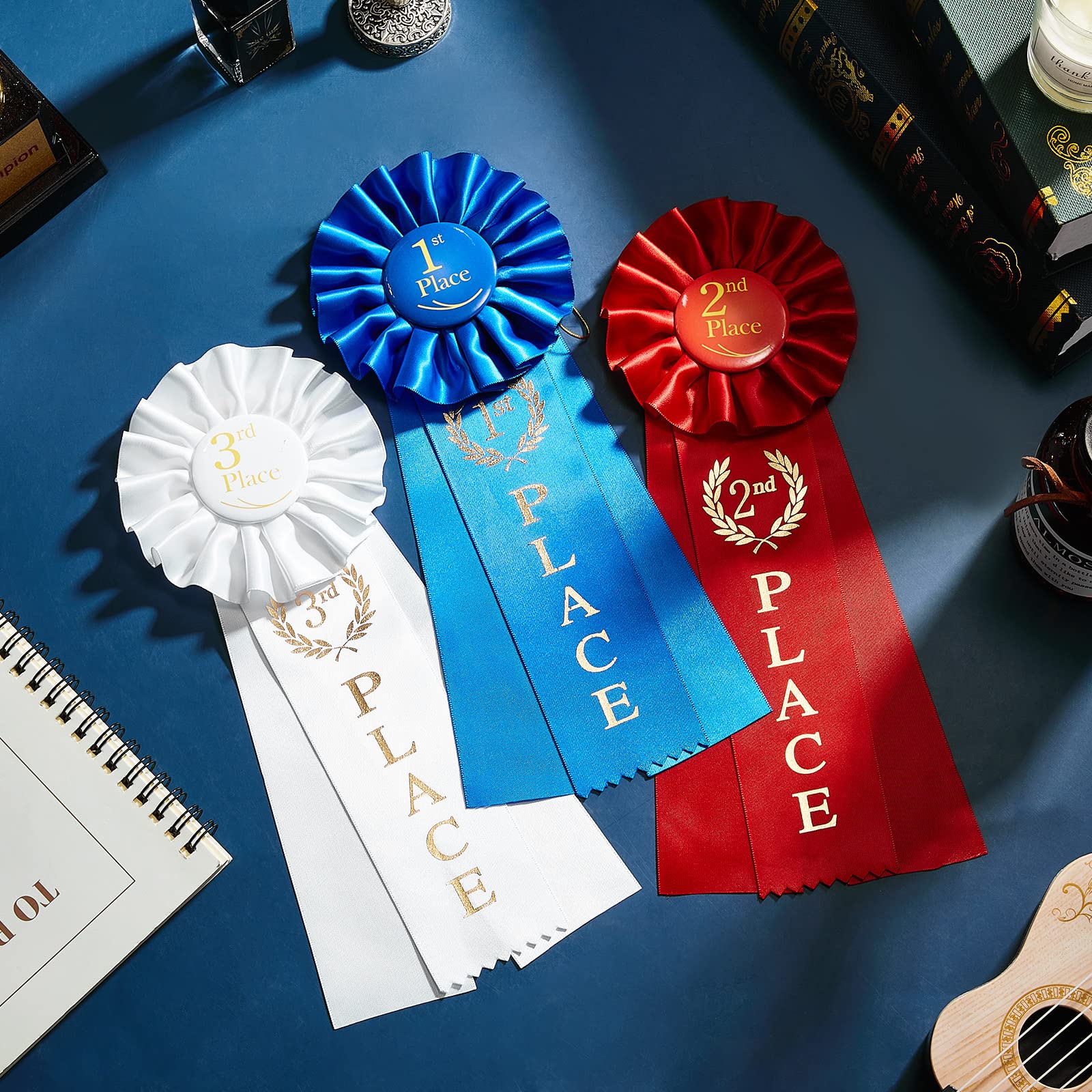 Mua MTLEE Award Ribbons Set 1st Place Rosette Ribbon Prize Ribbon ...