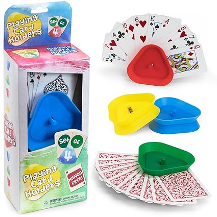 Brybelly Triangle Shaped Hands-Free Playing Card Holder
