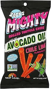 Zack's Mighty Chile Lime Rolled Tortilla Chips, 6 OZ