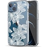 RANZ Compatible with iPhone 13 Case, Anti-Scratch Shockproof Series Clear Hard PC+ TPU Bumper Protective Cover Case for iPhon