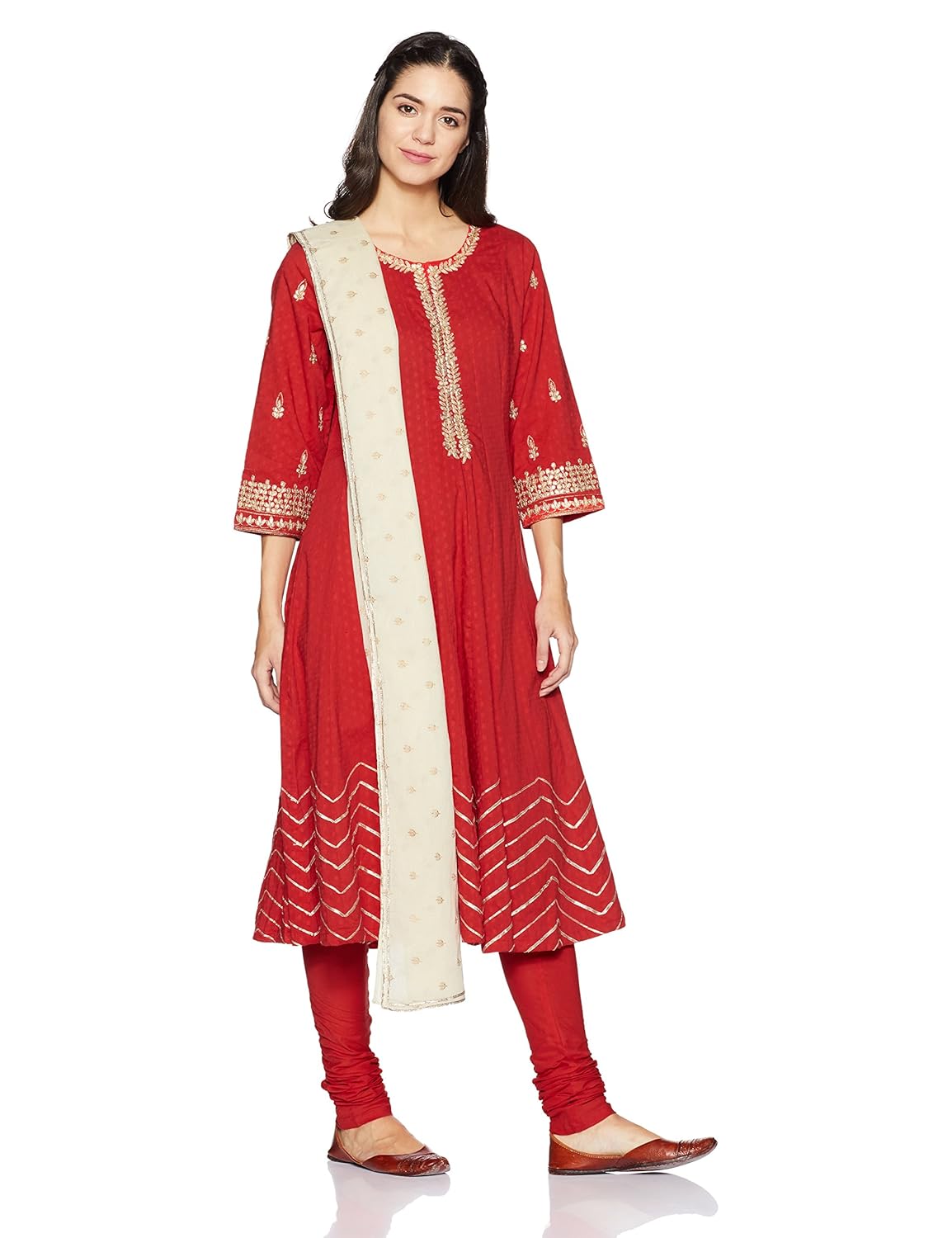 biba women's anarkali salwar suit