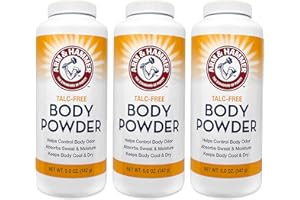 Talc-Free Body Powder for Body Odor Sweat & Moisture