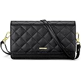 nuoku Crossbody Bag for Women Cellphone Little Purse with Credit Card Slots Lightweight Leather Wristlet Wallet | Cellphone, Little Purse, Lightweight