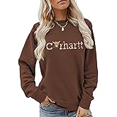 JHUSXEYY Highland Cow Sweatshirt Cow Print Sweatshirt Funny Cow Country Western Pullovers