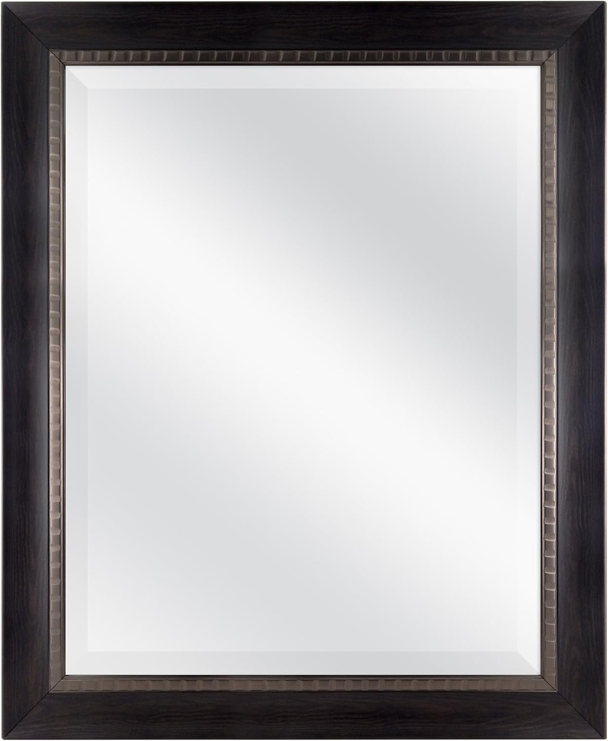 MCS 18x24 Inch Sloped Mirror, 23.5x29.5 Inch Overall Size, Silver (20563): Home & Kitchen