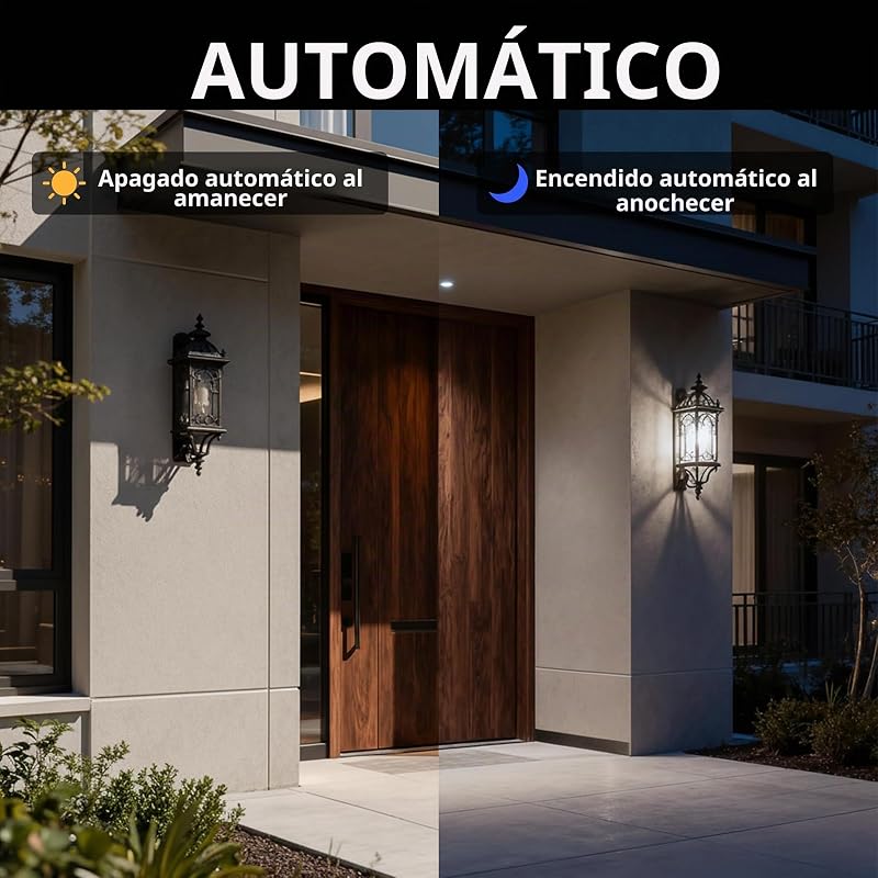 Lâmpada com Sensor Crepuscular, Lâmpada LED E27, Branco Neutro 2Pcs — foto 2 de 8
