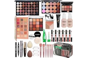 COLIUSA All in One Makeup Kit for Women Full Kit,Makeup Set for Women, Includes Eyeshadow Palette/Foundation/Lipstick/Eyeliner/Mascara/makeup Brush,Makeup Gift Set for Christmas & Birthday&Holiday&Everyday.