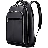 Samsonite Classic Leather Backpack, Black, One Size