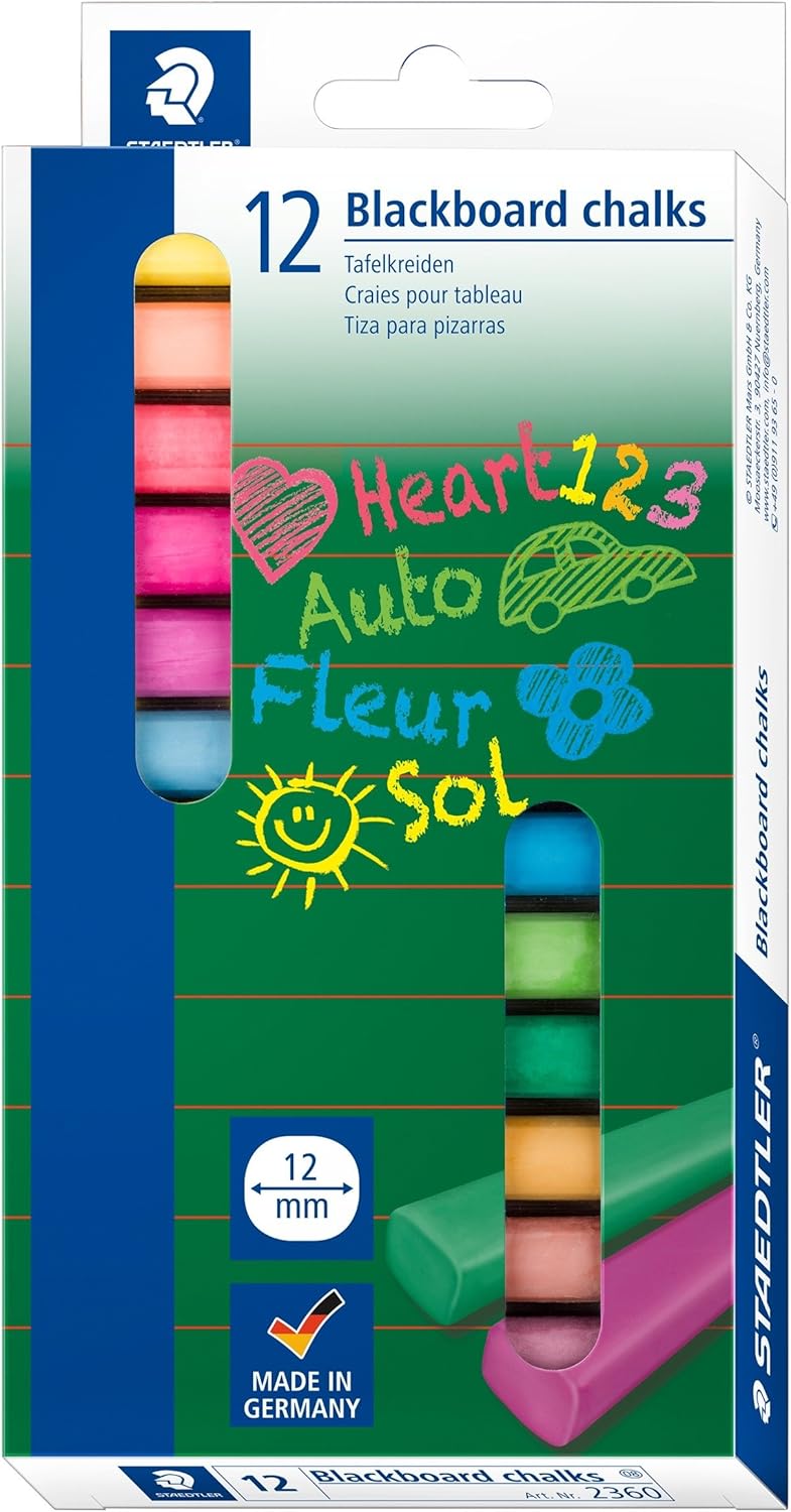 STAEDTLER 8870 K8 Noris Club – Tavolozza Di Colori A Tempera Solida, 8 Colori, Diametro 44 Mm, Acquerellabili, Con Coperchio Trasparente Che Fa Da Tavolozza
