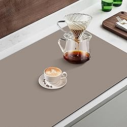 WISELIFE Coffee Mat Super Absorbent Dish Drying Mat