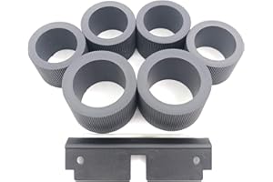 OKLILI 1SET X 142-8101 KO-3000-0001 Pickup Roller Tire + Pre-Separation Separation Pad Compatible with Kodak i2900 i3000 i3200 i3250 i3300 i3400 i3450 i3500 Scanner